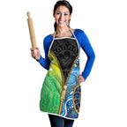 Australian South Sea Islanders National Recognition Day Apron Aussie Sugar Cane Turtle Aboriginal Style