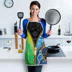 Australian South Sea Islanders National Recognition Day Apron Aussie Sugar Cane Turtle Aboriginal Style