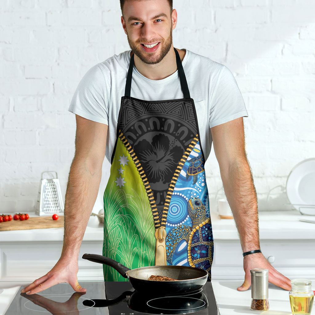 Australian South Sea Islanders National Recognition Day Apron Aussie Sugar Cane Turtle Aboriginal Style