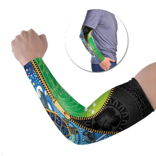 Australian South Sea Islanders National Recognition Day Arm Sleeves Aussie Sugar Cane Turtle Aboriginal Style