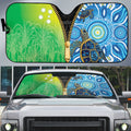 Australian South Sea Islanders National Recognition Day Auto Sun Shade Aussie Sugar Cane Turtle Aboriginal Style