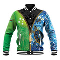 Australian South Sea Islanders National Recognition Day Baseball Jacket Aussie Sugar Cane Turtle Aboriginal Style