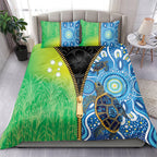 Australian South Sea Islanders National Recognition Day Bedding Set Aussie Sugar Cane Turtle Aboriginal Style