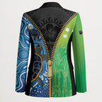 Australian South Sea Islanders National Recognition Day Blazer Aussie Sugar Cane Turtle Aboriginal Style