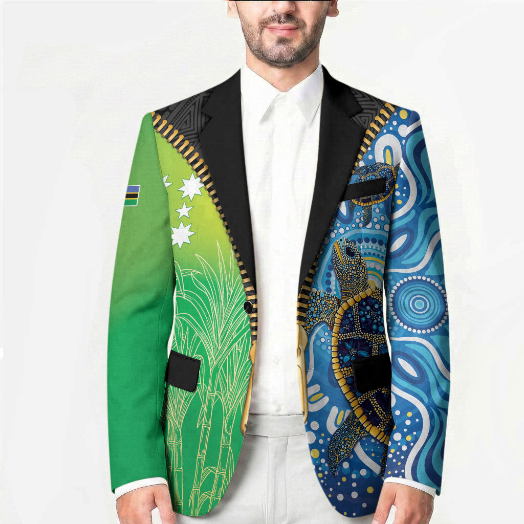 Australian South Sea Islanders National Recognition Day Blazer Aussie Sugar Cane Turtle Aboriginal Style