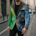 Australian South Sea Islanders National Recognition Day Blazer Aussie Sugar Cane Turtle Aboriginal Style