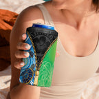 Australian South Sea Islanders National Recognition Day 4 in 1 Can Cooler Tumbler Aussie Sugar Cane Turtle Aboriginal Style