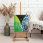 Australian South Sea Islanders National Recognition Day Canvas Wall Art Aussie Sugar Cane Turtle Aboriginal Style