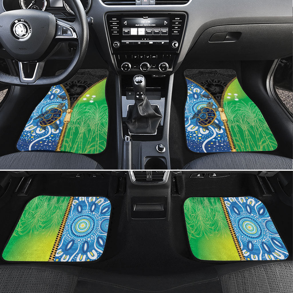 Australian South Sea Islanders National Recognition Day Car Mats Aussie Sugar Cane Turtle Aboriginal Style