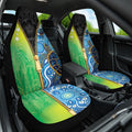 Australian South Sea Islanders National Recognition Day Car Seat Cover Aussie Sugar Cane Turtle Aboriginal Style