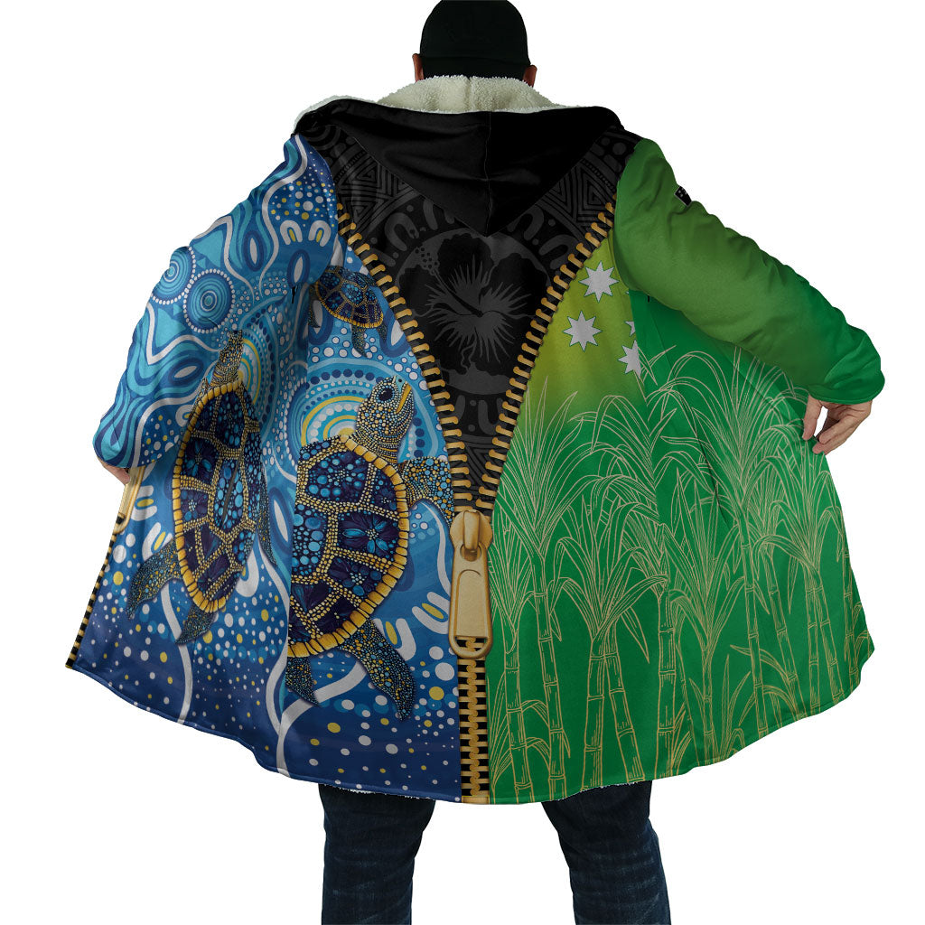 Australian South Sea Islanders National Recognition Day Cloak Aussie Sugar Cane Turtle Aboriginal Style