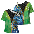 Australian South Sea Islanders National Recognition Day Cross Shoulder Shirt Aussie Sugar Cane Turtle Aboriginal Style