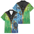 Australian South Sea Islanders National Recognition Day Family Matching Long Sleeve Bodycon Dress and Hawaiian Shirt Aussie Sugar Cane Turtle Aboriginal Style