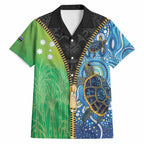 Australian South Sea Islanders National Recognition Day Hawaiian Shirt Aussie Sugar Cane Turtle Aboriginal Style