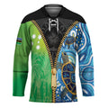Australian South Sea Islanders National Recognition Day Hockey Jersey Aussie Sugar Cane Turtle Aboriginal Style