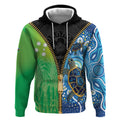 Australian South Sea Islanders National Recognition Day Hoodie Aussie Sugar Cane Turtle Aboriginal Style