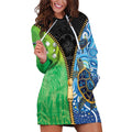 Australian South Sea Islanders National Recognition Day Hoodie Dress Aussie Sugar Cane Turtle Aboriginal Style