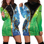 Australian South Sea Islanders National Recognition Day Hoodie Dress Aussie Sugar Cane Turtle Aboriginal Style