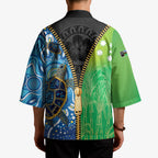 Australian South Sea Islanders National Recognition Day Kimono Aussie Sugar Cane Turtle Aboriginal Style