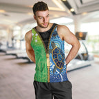 Australian South Sea Islanders National Recognition Day Men Tank Top Aussie Sugar Cane Turtle Aboriginal Style