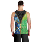 Australian South Sea Islanders National Recognition Day Men Tank Top Aussie Sugar Cane Turtle Aboriginal Style