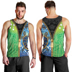 Australian South Sea Islanders National Recognition Day Men Tank Top Aussie Sugar Cane Turtle Aboriginal Style