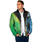 Australian South Sea Islanders National Recognition Day Padded Jacket Aussie Sugar Cane Turtle Aboriginal Style