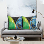 Australian South Sea Islanders National Recognition Day Pillow Cover Aussie Sugar Cane Turtle Aboriginal Style