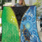 Australian South Sea Islanders National Recognition Day Quilt Aussie Sugar Cane Turtle Aboriginal Style