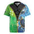 Australian South Sea Islanders National Recognition Day Rugby Jersey Aussie Sugar Cane Turtle Aboriginal Style
