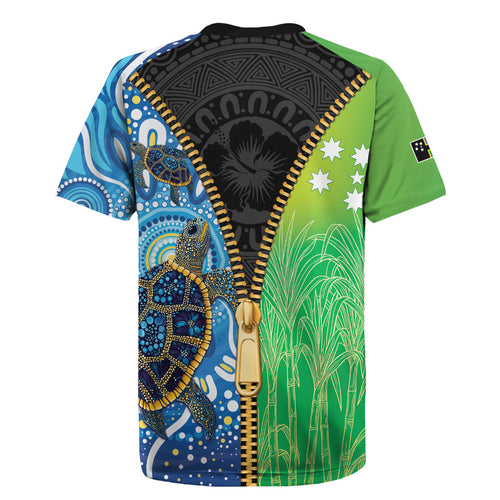 Australian South Sea Islanders National Recognition Day Rugby Jersey Aussie Sugar Cane Turtle Aboriginal Style