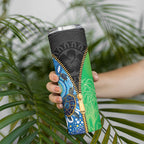 Australian South Sea Islanders National Recognition Day Skinny Tumbler Aussie Sugar Cane Turtle Aboriginal Style