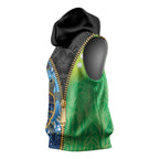 Australian South Sea Islanders National Recognition Day Sleeveless Hoodie Aussie Sugar Cane Turtle Aboriginal Style