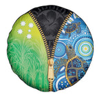 Australian South Sea Islanders National Recognition Day Spare Tire Cover Aussie Sugar Cane Turtle Aboriginal Style