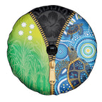 Australian South Sea Islanders National Recognition Day Spare Tire Cover Aussie Sugar Cane Turtle Aboriginal Style