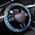 Australian South Sea Islanders National Recognition Day Steering Wheel Cover Aussie Sugar Cane Turtle Aboriginal Style
