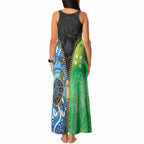 Australian South Sea Islanders National Recognition Day Tank Maxi Dress Aussie Sugar Cane Turtle Aboriginal Style