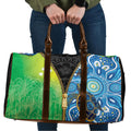 Australian South Sea Islanders National Recognition Day Travel Bag Aussie Sugar Cane Turtle Aboriginal Style