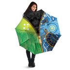 Australian South Sea Islanders National Recognition Day Umbrella Aussie Sugar Cane Turtle Aboriginal Style