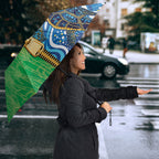 Australian South Sea Islanders National Recognition Day Umbrella Aussie Sugar Cane Turtle Aboriginal Style