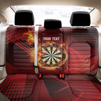 Personalised Darts New Zealand Back Car Seat Cover Silver Fern Red Color