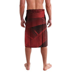Personalised Darts New Zealand Lavalava Silver Fern Red Color