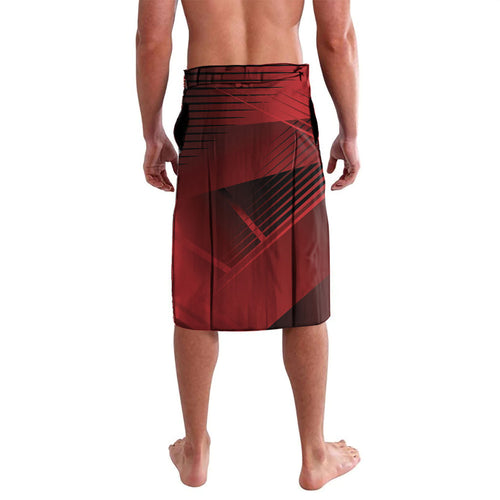 Personalised Darts New Zealand Lavalava Silver Fern Red Color