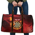 Personalised Darts New Zealand Travel Bag Silver Fern Red Color