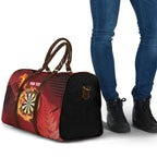 Personalised Darts New Zealand Travel Bag Silver Fern Red Color