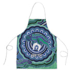 Torres Strait Islander Flag Day Personalised Apron Dhari Dugongs Sea Cows Aboriginal Art