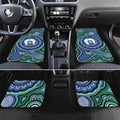 Torres Strait Islander Flag Day Personalised Car Mats Dhari Dugongs Sea Cows Aboriginal Art