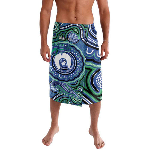 Torres Strait Islander Flag Day Personalised Lavalava Dhari Dugongs Sea Cows Aboriginal Art