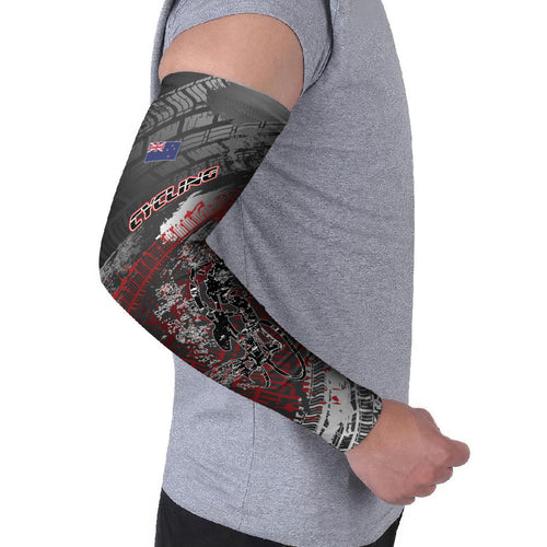 Personalised Cycling New Zealand Arm Sleeves Aotearoa Pride Sportswear
