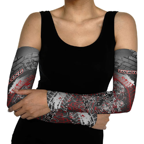 Personalised Cycling New Zealand Arm Sleeves Aotearoa Pride Sportswear